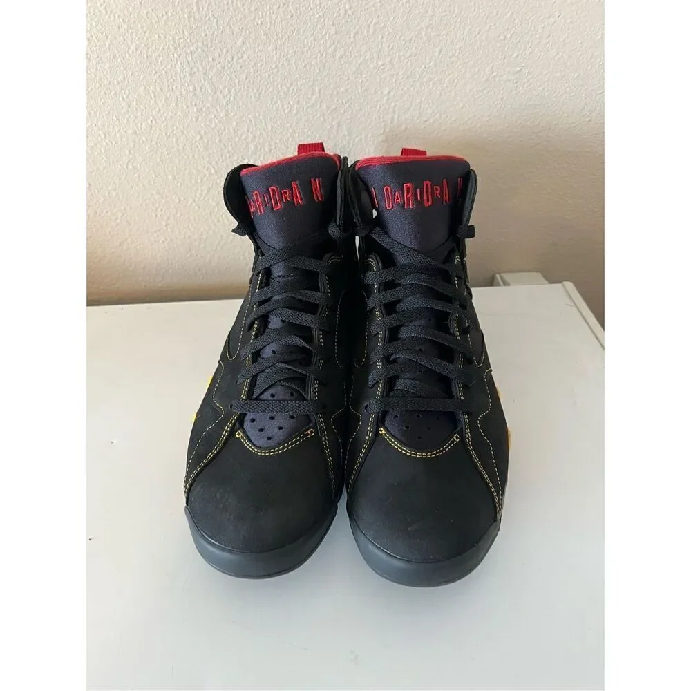 Nike Mens Air Jordan 7 CU9307-081 Citrus Black Basketball Shoes Sneakers Size 12